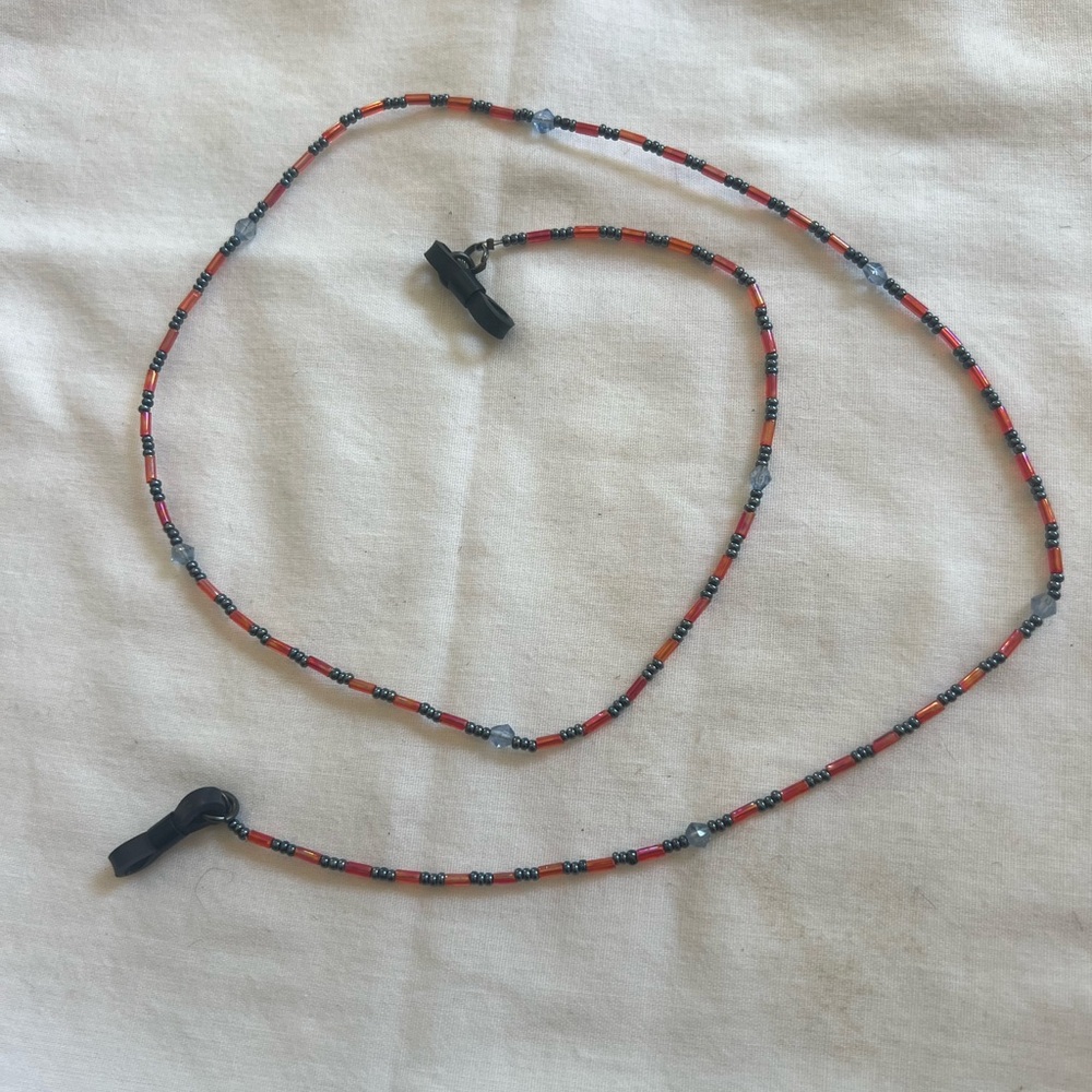 Colorful Beaded Eyeglass Chain